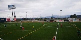 El CF Mollet empata a casa amb el Júpiter en un mal partit dels locals