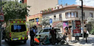 Un nen atropellat per un cotxe al centre de Mollet mentre passava per un pas de vianants