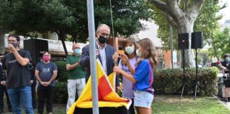 Normalitat institucional i molta participació de les entitats a l’ofrena floral de la Diada a Mollet