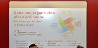 Mollet enceta un programa per donar finalitat social a equips informàtics obsolets