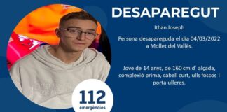 Busquen un jove de 14 anys desaparegut a Mollet