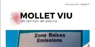 Compte enrere per a la Zona de Baixes Emissions de Mollet