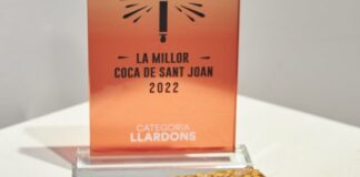 La pastisseria Viñallonga, amb botiga a Mollet, guanya el premi a la millor Coca de llardons d’aquest Sant Joan