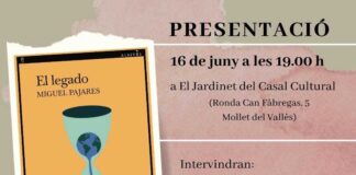 Miguel Pajares presenta “El legado” al Casal Cultural