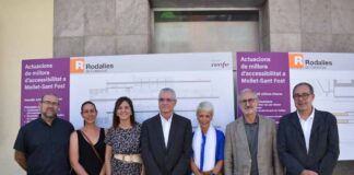 L’Ajuntament de Mollet negocia amb el Ministeri la millora del pas subterrani de l’estació de Mollet-Sant Fost