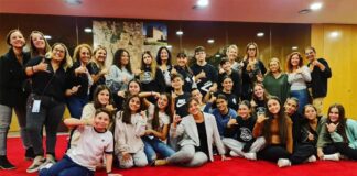 Reunió de l’alcaldessa amb l’escola de ball de Mollet SQS TEAM pels bons resultats al campionat Nacional Hip Hop Dance