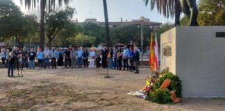 Ofrena floral per commemorar el 82è aniversari de l’afusellament de Lluís Companys