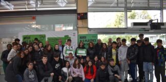 Reconeixament a l’Escola Anselm Clavé per la seva tasca en la campanya “Mercats sostenibles. Adéu als plàstics”