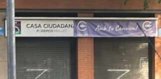 Canviem Mollet denuncia atacs de l’extrema dreta a la seu de Podem Mollet