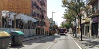 Un escapament de gas natural obliga a tallar Jaume I i a confinar als veïns