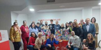 El PSC de Mollet recull joguines per la campanya de Creu Roja