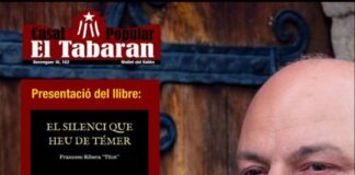 Francesc Ribera presenta «El silenci que heu de tèmer» al Casal Popular El Tabaran