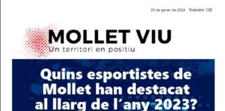 Quins esportistes de Mollet han destacat al llarg de l’any 2023?