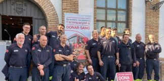 Mollet dona el tret de sortida a la campanya de recollida de sang dels bombers