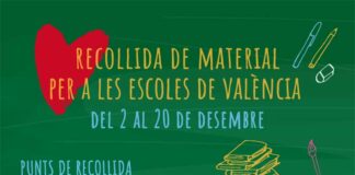 Mollet recull material escolar per les escoles de la Comunitat Valenciana afectades per la DANA