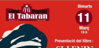 Albert Botran presenta al Casal Popular El Tabaran el seu llibre “Si Lenin aixequés el cap”