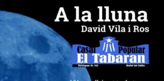 David Vila presenta “A la lluna” al Casal Popular El Tabaran