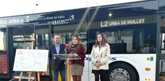 El PSC celebra la posada en marxa de la nova Línia 2 del bus urbà de Mollet