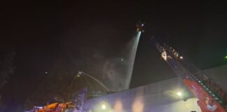 Un incendi a Euromed deixa nou ferits lleus