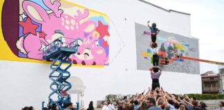 Plana Lledó s’omple d’art urbà amb uns murals de gran qualitat durant el Pintalis Fest