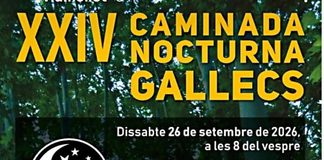 La 24a Caminada Nocturna de Gallecs preveu 1.250 participants oficials