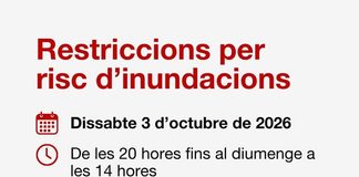 Mollet suspèn les activitats esportives, culturals i de lleure pel risc d’inundacions